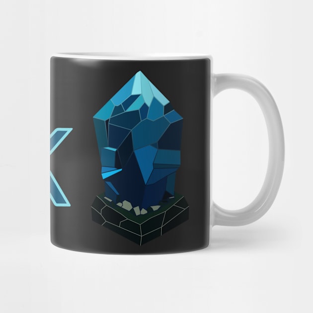 Lisk Cryptocurrency Logo. by CryptoTextile